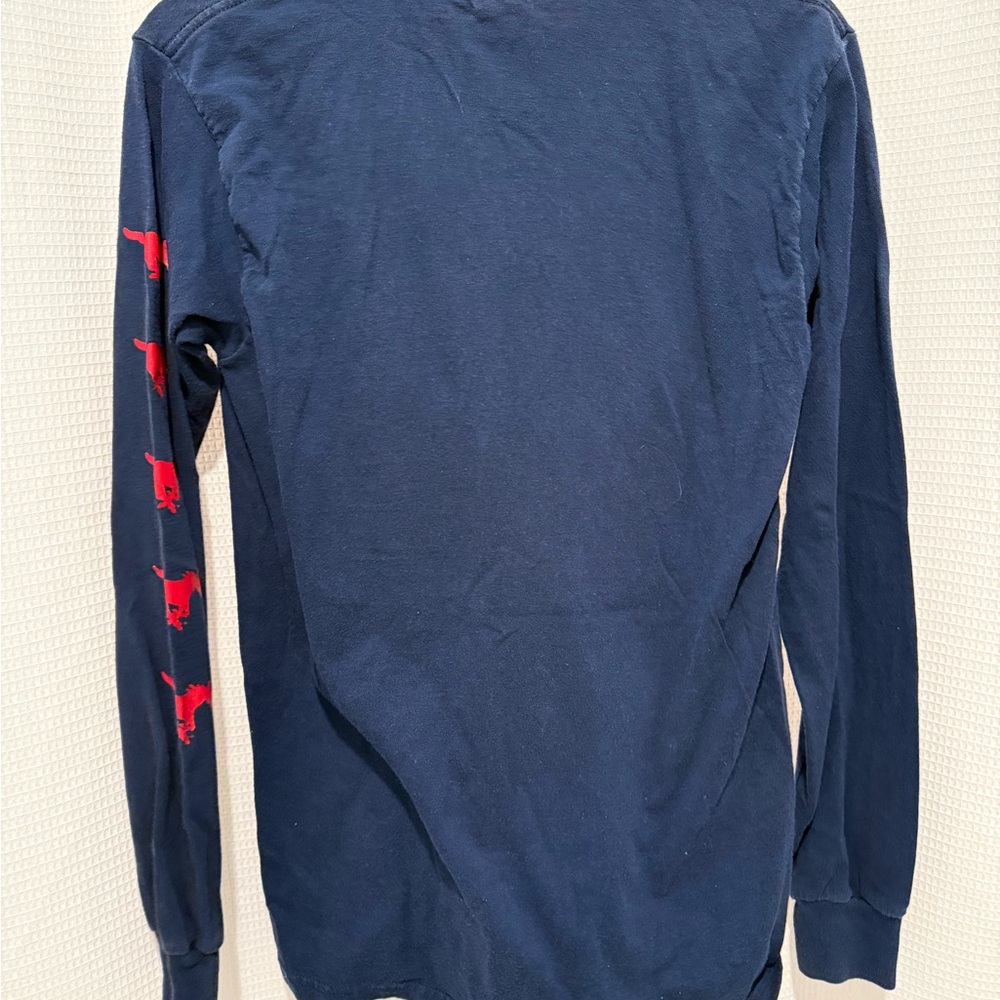 SMU Navy Blue Long Sleeve Shirt - Picture 3 of 3